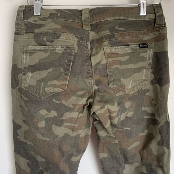 Seven 7 Army Print Camo Skinny Jeans size 4 - Picture 5 of 7